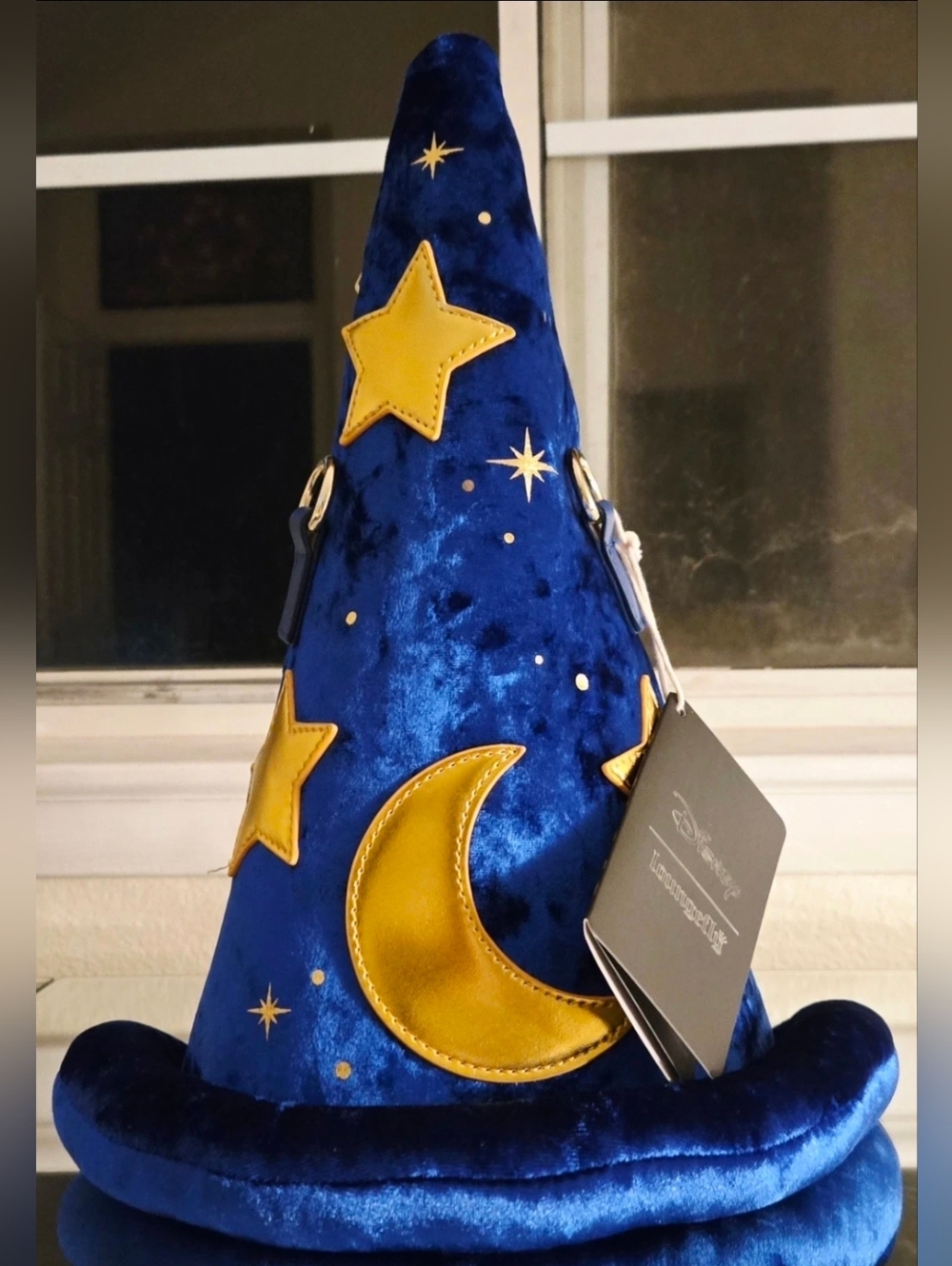Loungefly Disney Fantasia 85th Anniversary Sorcerer Mickey Hat Crossbody Bag NWT